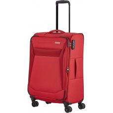 Чемодан Travelite Chios Red М exp на 4 колесах, красный Чемодан Travelite Chios Red М exp на 4 колесах, красный