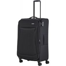 Валіза Travelite Chios Black L exp на 4 колесах, чорна
