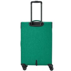 Чемодан Travelite Adria Green M exp на 4 колесах, зеленый
