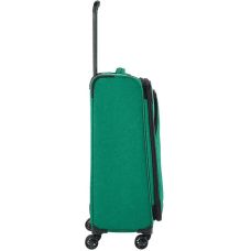 Чемодан Travelite Adria Green M exp на 4 колесах, зеленый