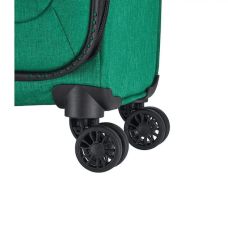 Чемодан Travelite Adria Green M exp на 4 колесах, зеленый