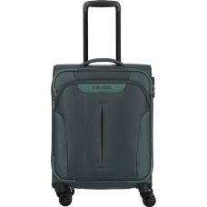Чемодан Travelite Croatia Forest Green S на 4 колесах, зеленый