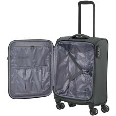 Чемодан Travelite Croatia Forest Green S на 4 колесах, зеленый