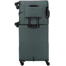 Чемодан Travelite Croatia Forest Green S на 4 колесах, зеленый