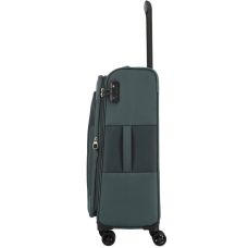Валіза Travelite Croatia Forest Green М exp на 4 колесах, зелена