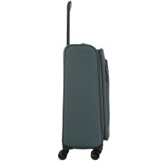 Валіза Travelite Croatia Forest Green М exp на 4 колесах, зелена