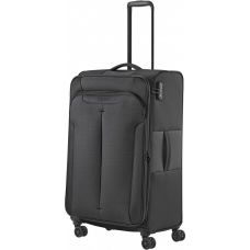 Валіза Travelite Croatia Anthracite L exp на 4 колесах, сіра