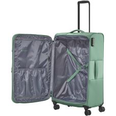 Чемодан Travelite Croatia Mint L exp на 4 колесах, мятный