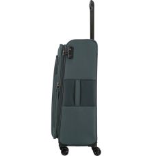 Валіза Travelite Croatia Forest Green L exp на 4 колесах, зелена