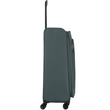 Валіза Travelite Croatia Forest Green L exp на 4 колесах, зелена
