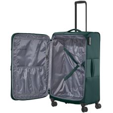 Валіза Travelite Croatia Forest Green L exp на 4 колесах, зелена