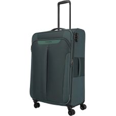 Валіза Travelite Croatia Forest Green L exp на 4 колесах, зелена