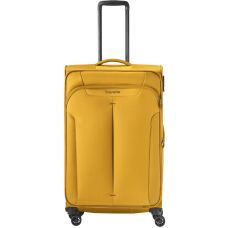 Чемодан Travelite Croatia Curry L exp на 4 колесах, желтый