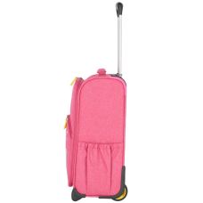 Чемодан детский Travelite Youngster Pink Unicorn S на 2 колесах, розовый