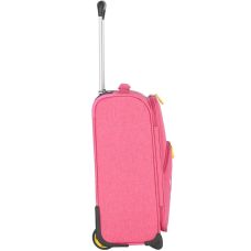 Чемодан детский Travelite Youngster Pink Unicorn S на 2 колесах, розовый