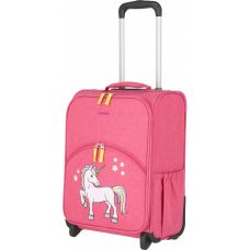 Чемодан детский Travelite Youngster Pink Unicorn S на 2 колесах, розовый