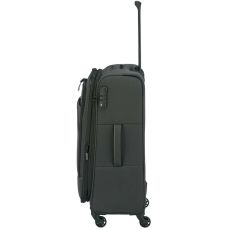 Валіза Travelite Derby Anthracite M exp на 4 колесах, сіра