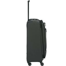 Валіза Travelite Derby Anthracite M exp на 4 колесах, сіра