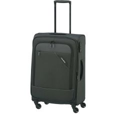 Валіза Travelite Derby Anthracite M exp на 4 колесах, сіра