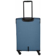 Валіза Travelite Derby Blue M exp на 4 колесах, синя