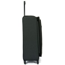 Чемодан Travelite Derby Anthracite L exp на 4 колесах, серый