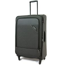 Чемодан Travelite Derby Anthracite L exp на 4 колесах, серый