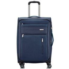 Чемодан Travelite Capri Navy М exр на 4 колесах, синий