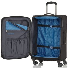 Чемодан Travelite Capri Navy М exр на 4 колесах, синий