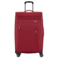 Чемодан Travelite Capri Red L exр на 4 колесах, красный