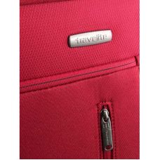 Чемодан Travelite Capri Red L exр на 4 колесах, красный