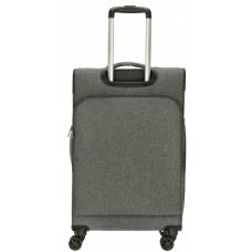 Чемодан Travelite Nomad Anthracite M на 4 колесах, серый