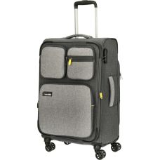 Чемодан Travelite Nomad Anthracite M на 4 колесах, серый