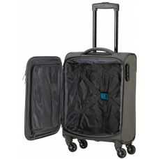 Чемодан+сумка Travelite Story Anthracite S на 4 колесах, серый