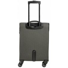 Чемодан+сумка Travelite Story Anthracite S на 4 колесах, серый