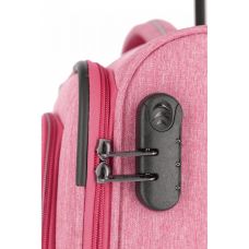 Чемодан Travelite Boja Pink S на 4 колесах, розовый