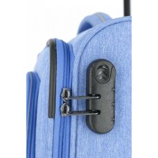Чемодан Travelite Boja Blue S на 4 колесах, синий