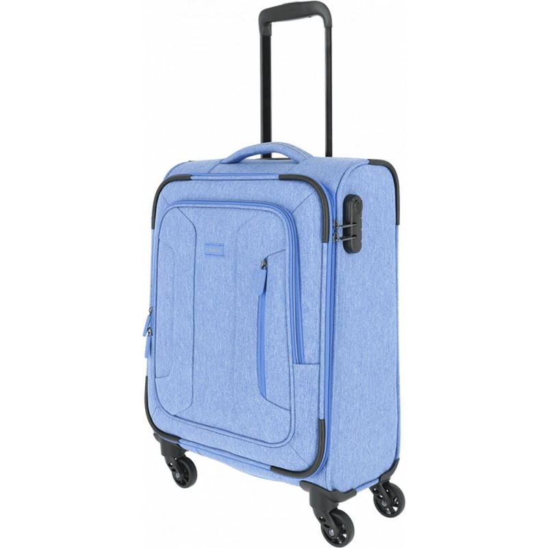 Чемодан Travelite Boja Blue S на 4 колесах, синий