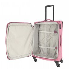 Валіза Travelite Boja Pink M на 4 колесах, рожева