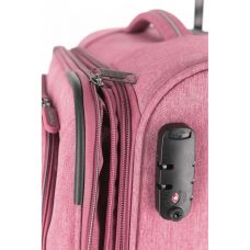 Валіза Travelite Boja Pink M на 4 колесах, рожева