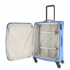 Чемодан Travelite Boja Blue M на 4 колесах, синий