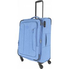 Чемодан Travelite Boja Blue M на 4 колесах, синий