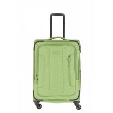 Чемодан Travelite Boja Green M на 4 колесах, зеленый