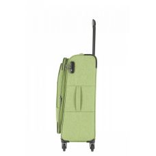 Чемодан Travelite Boja Green M на 4 колесах, зеленый