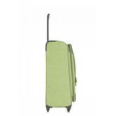 Чемодан Travelite Boja Green M на 4 колесах, зеленый