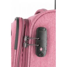 Чемодан Travelite Boja Pink L на 4 колесах, розовый