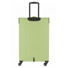 Чемодан Travelite Boja Green L на 4 колесах, зеленый