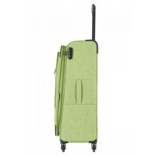 Чемодан Travelite Boja Green L на 4 колесах, зеленый