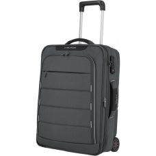 Валіза Travelite Skaii Anthracite S exp на 2 колесах, сіра