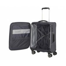 Чемодан Travelite Skaii Anthracite S на 4 колесах, серый