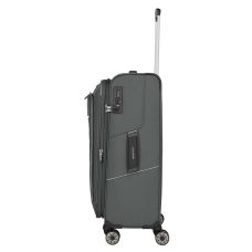 Чемодан Travelite Skaii Anthracite M exp на 4 колесах, серый
